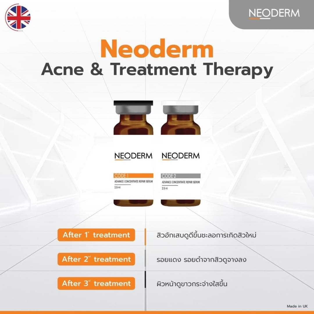 Neoderm Acne & booster therapy ( อย. ) ไทย 