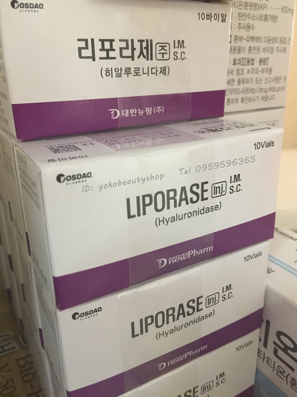 Liporase Hyaluronidase 1500 I.U. (Korea)